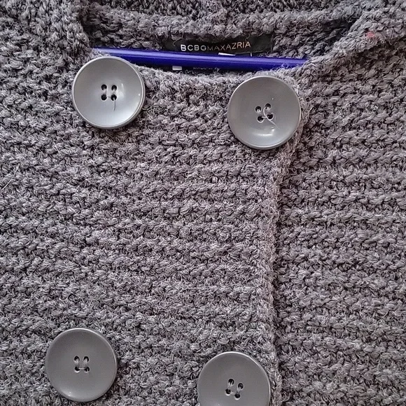 BCBG Maxazria Cardigan Sweater Hooded Jacket - Picture 4 of 8